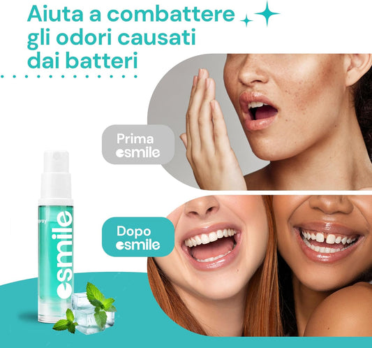 Fresh Breath Spray with Mint Flavour, 100 ml - ESMILE 
